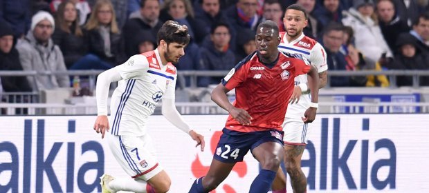 Soumaré jugando contra el Lyon | Foto: Ligue 1