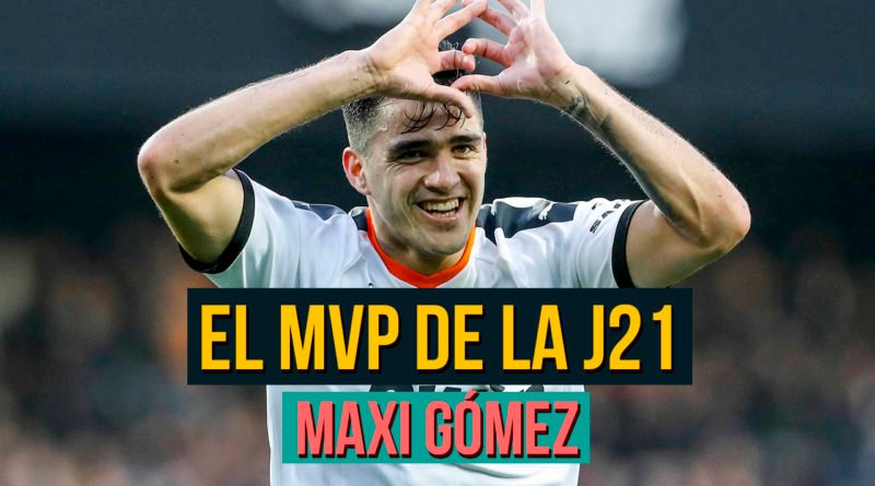 El MVP de la Jornada 21: Maxi Gómez